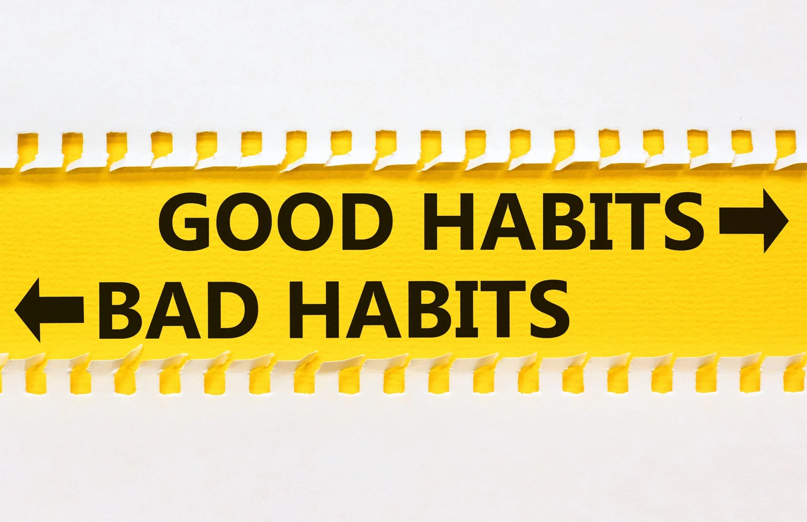 Good Habits Start With Bad Habits